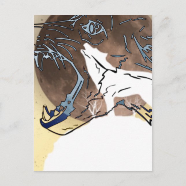 Postal lobos (Anverso)