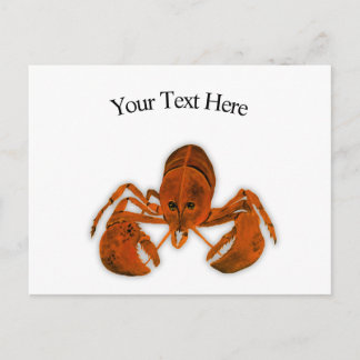 Postal Lobster Postcard