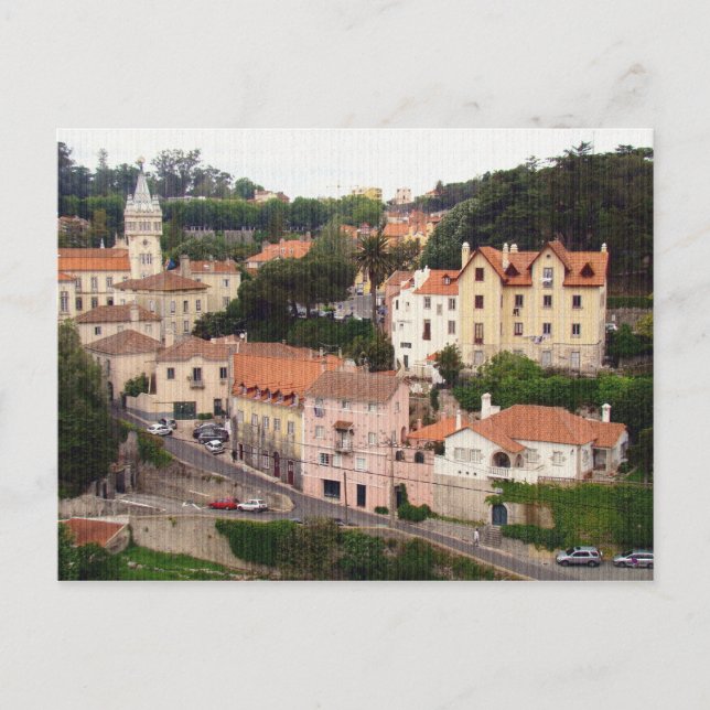 Postal Localidad de Sintra en Portugal (Anverso)