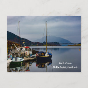 Postal Loch Leven, Ballachulish, Escocia Postcard