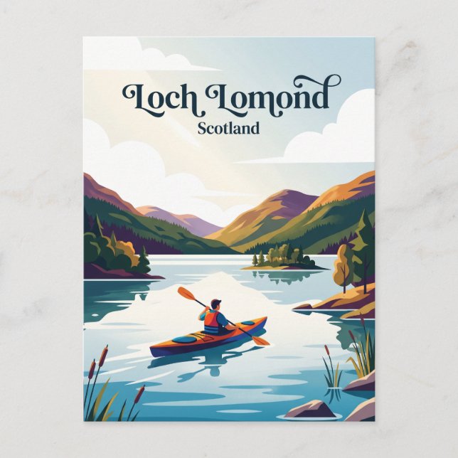 Postal Loch Lomond Escocia (Anverso)