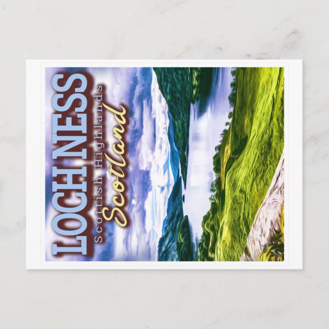 POSTAL LOCH NESS - SCOTTISH HIGHLANDS - ESCOCIA UK (Anverso)