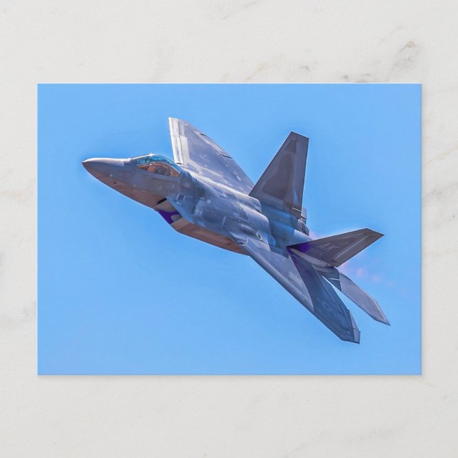 Postal Lockheed Martin F-22A Raptor (Anverso)