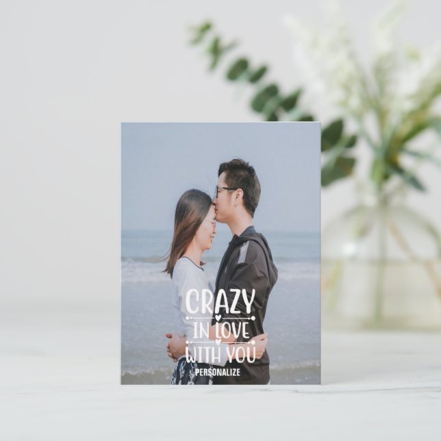 Postal Loco Enamorado De Tu Postcard (Anverso de pie)