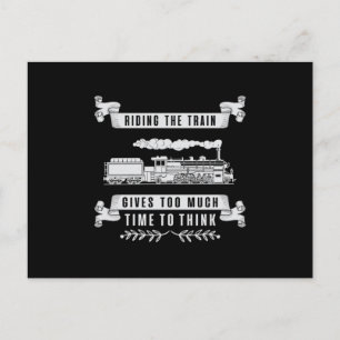 Postal Locomotive Railroad Trains Train Driver Divertido 