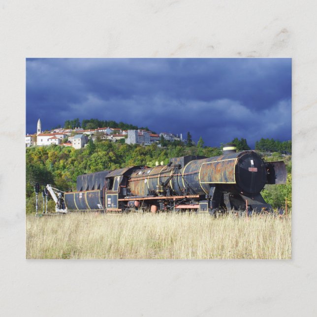 Postal Locomotora abandonada (Anverso)