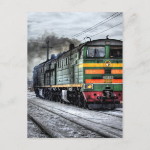 Postal Locomotora de trenes de Rusia