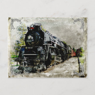 Postal Locomotora de Vintage