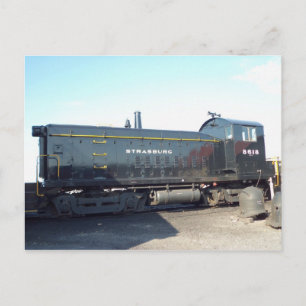 Postal Locomotora. Ferrocarril de Strasburg