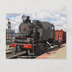 Postal Locomotora, soviética de vapor sin mangas o loque