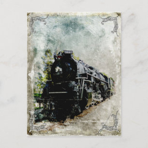 Postal Locomotora Vintage