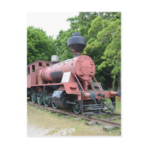 Locomotora vintage estadounidense de vapor