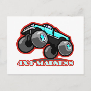 Postal Locura 4x4: Saltando de un camión de monstruos fue