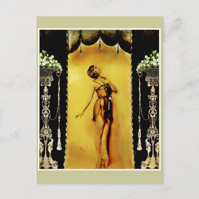 Postal Locuras Ballerina_border (Anverso)