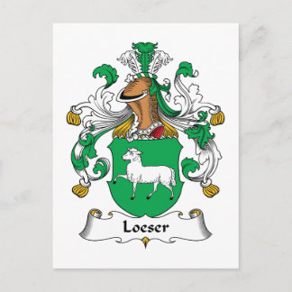 Postal Loeser Family Crest