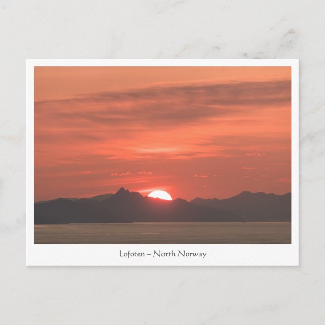 Postal Lofoten Noruega (Anverso)