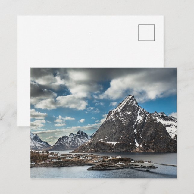 Postal Lofoten Noruega (Anverso / Reverso)