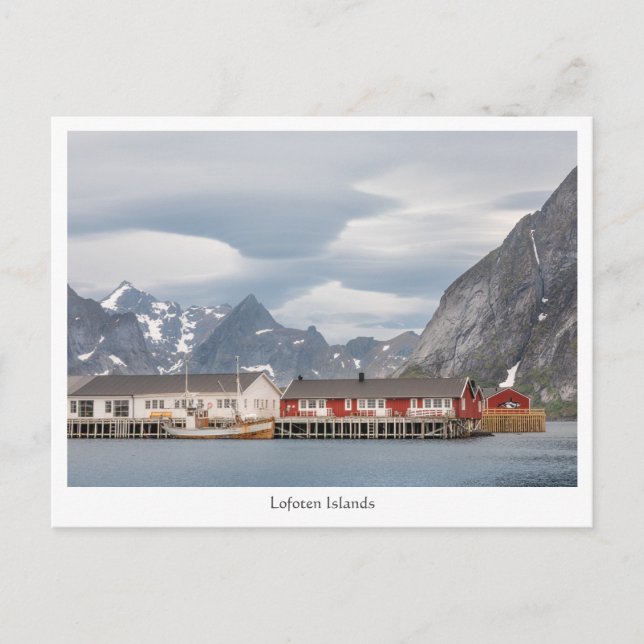 Postal Lofoten Noruega (Anverso)