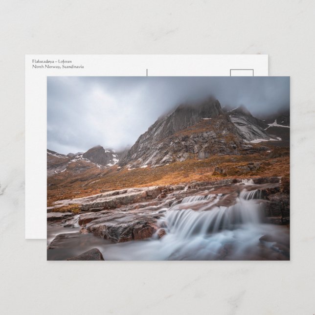 Postal Lofoten Noruega (Anverso / Reverso)