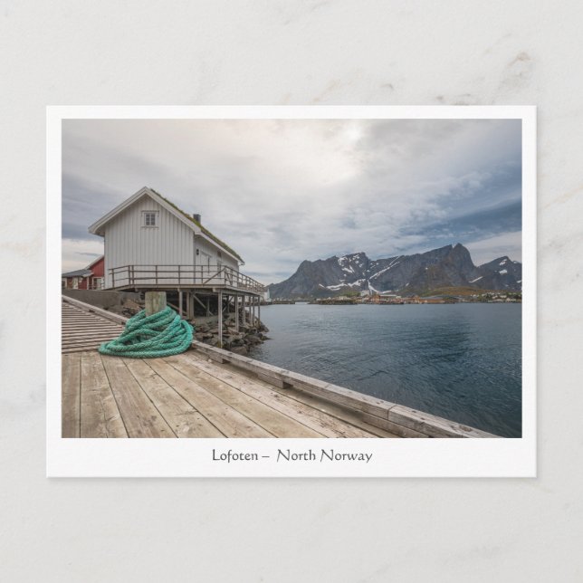 Postal Lofoten Noruega (Anverso)