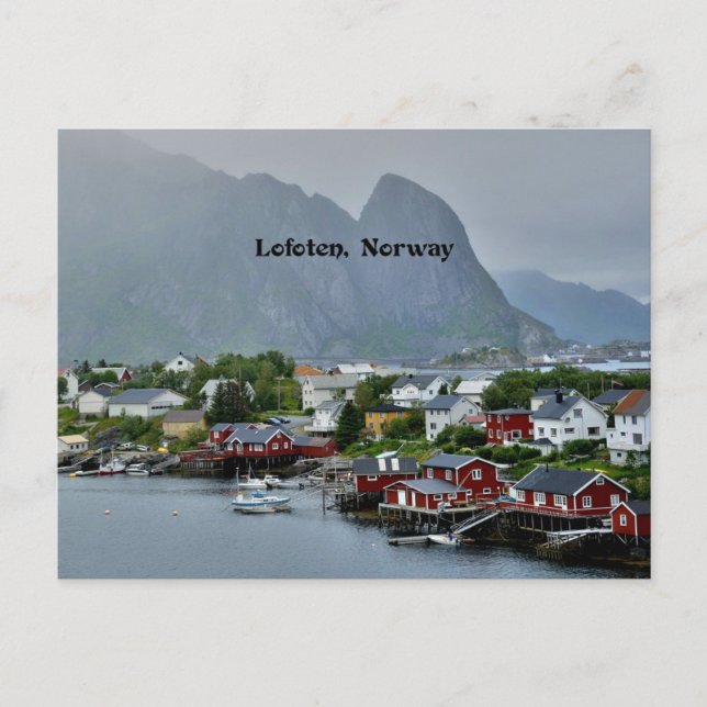 Postal Lofoten (Noruega) (Anverso)
