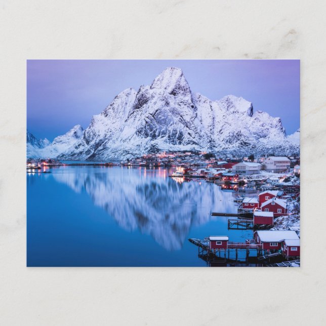 Postal Lofoten Norvège (Anverso)