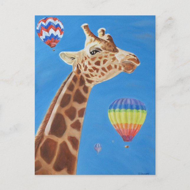 Postal Lofty La Postcarta De La Giraffe (Anverso)