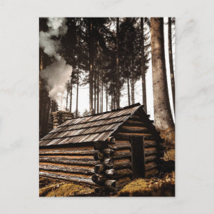 POSTAL LOG CABIN IN THE WOODS POSTCARDS