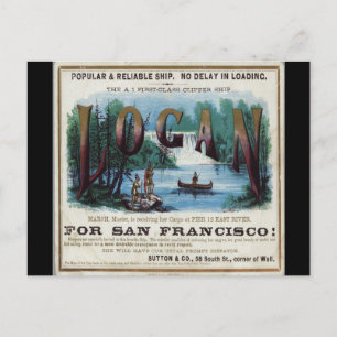 Postal Logan Clipper Sailing