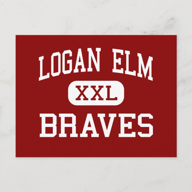 Postal Logan Elm - Braves - High - Circleville Ohio (Anverso)