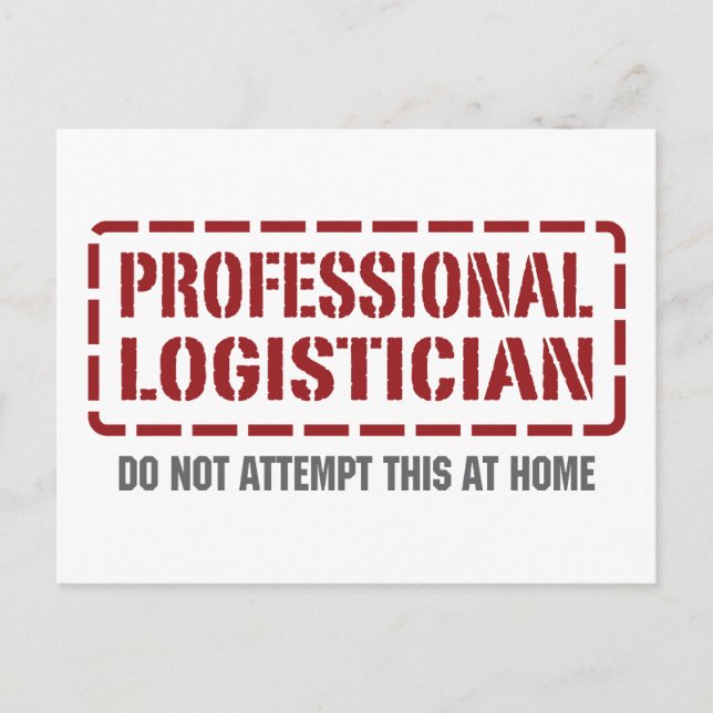 Postal Logístico profesional (Anverso)