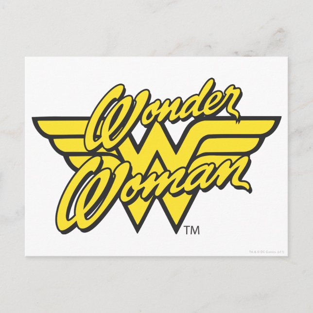 Postal Logo 1 de la mujer maravilla (Anverso)