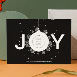 Postal Logo Corporate Season Greetings Happy holiday Card