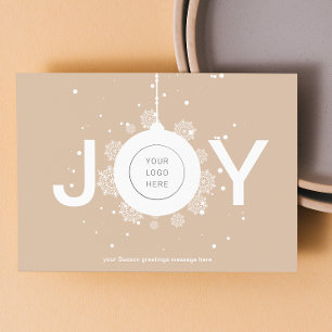 Postal Logo Corporate Season Greetings Happy holiday Card