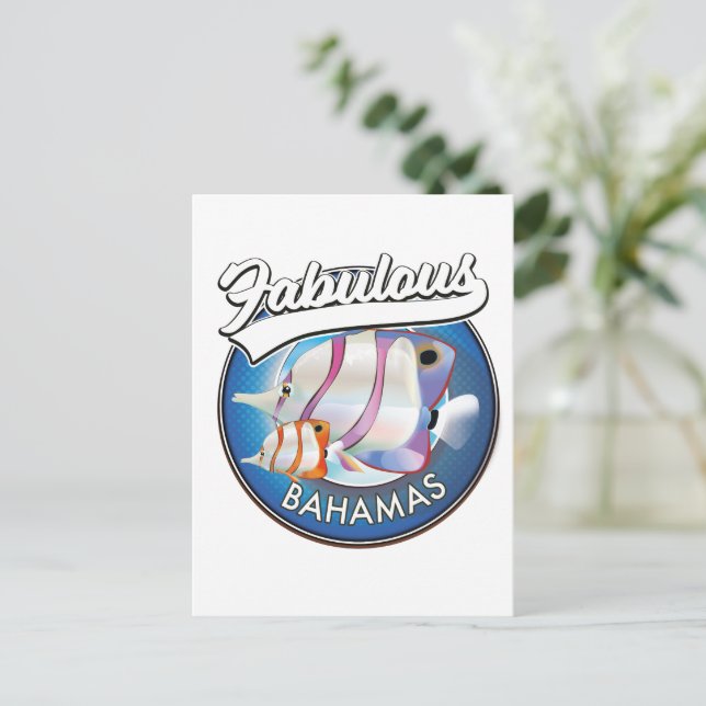 Postal Logo de Bahamas (Anverso de pie)