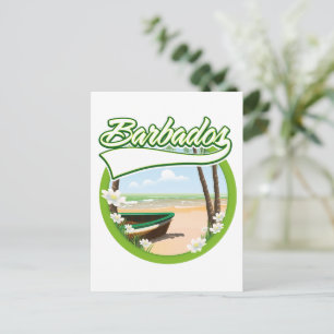 Postal Logo de Barbados Travel