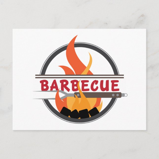 Postal Logo de Barbecue (Anverso)