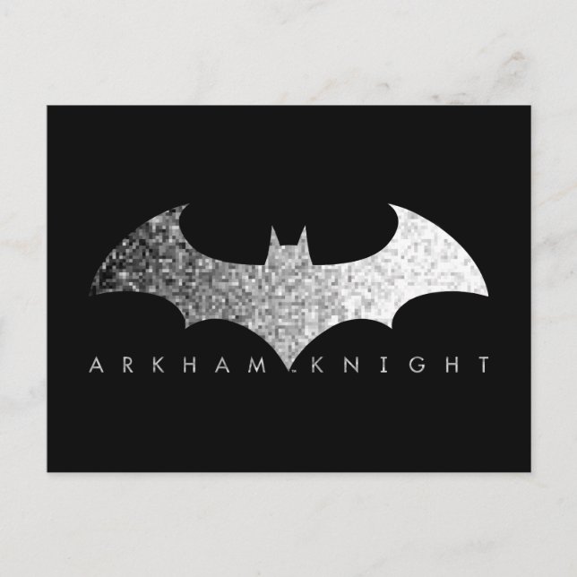 Postal Logo de Batman Arkham Knight Pixel (Anverso)