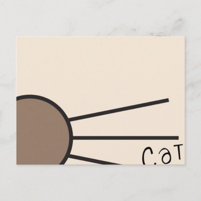 Postal Logo de CM Whiskers (Anverso)