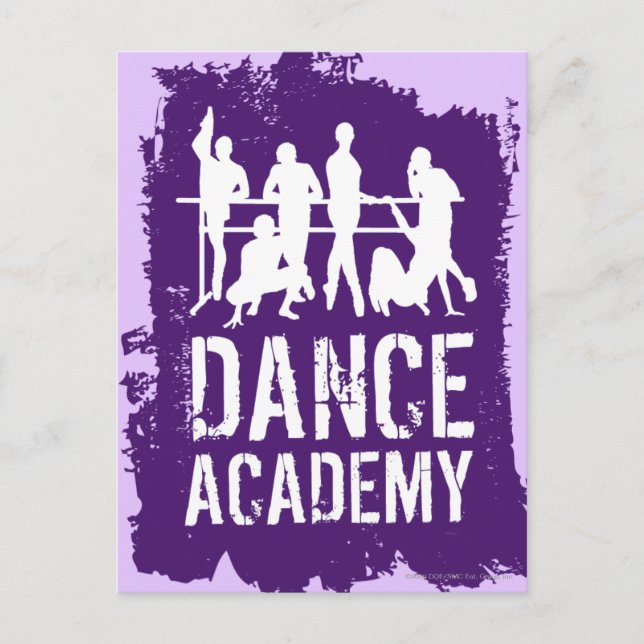 Postal Logo de Dance Academy Silhouettes (Anverso)