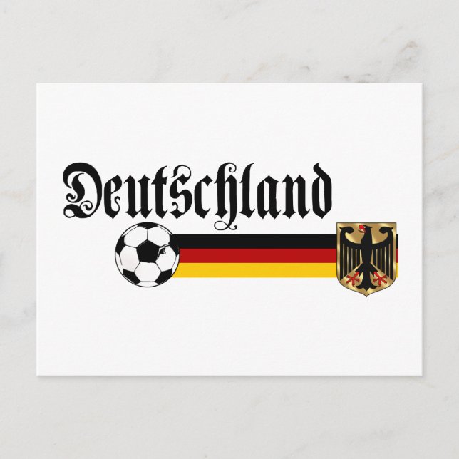 Postal Logo de Deutschland fussball (Anverso)