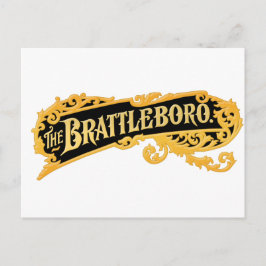 Postal Logo De "El Brattleboro" De Un Órgano Antiguo