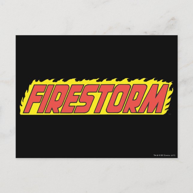 Postal Logo de Firestorm (Anverso)
