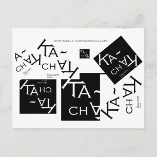 POSTAL LOGO DE GALERÍA DE KACHAK - POSTCARDS