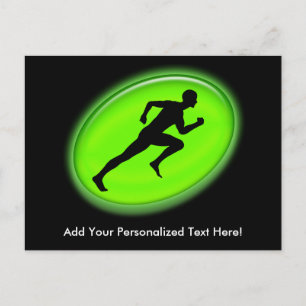 Postal Logo de Glow Fitness Verde