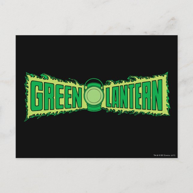 Postal Logo de Green Lantern 4 (Anverso)