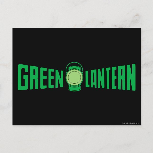 Postal Logo de Green Lantern 5 (Anverso)