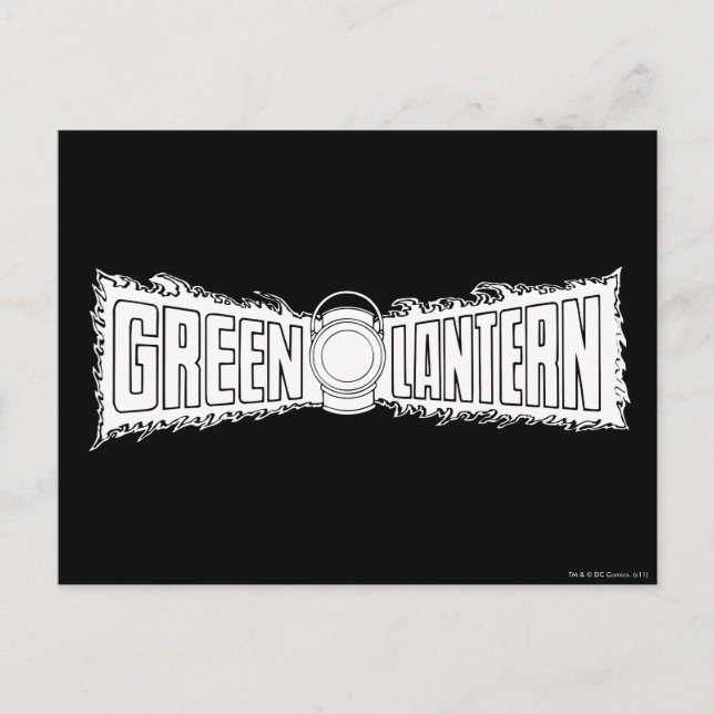 Postal Logo de Green Lantern 7 (Anverso)