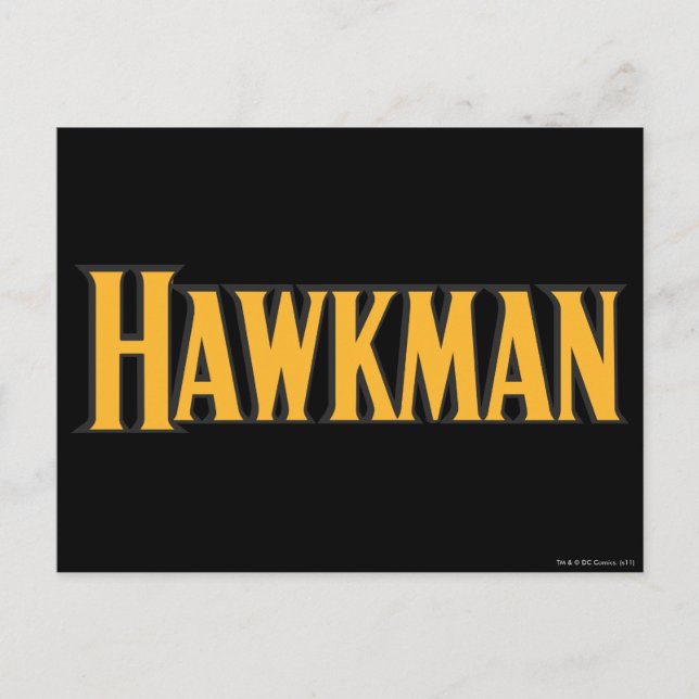 Postal Logo de Hawkman (Anverso)