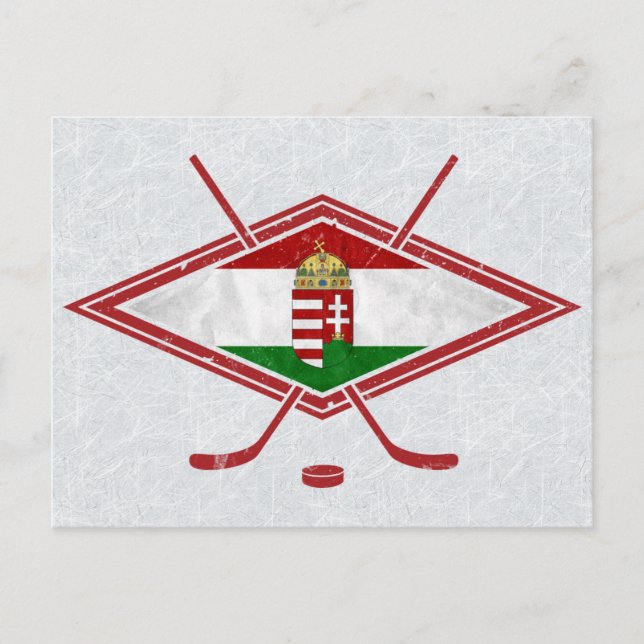 Postal Logo de Hockey Magyar húngaro (Anverso)